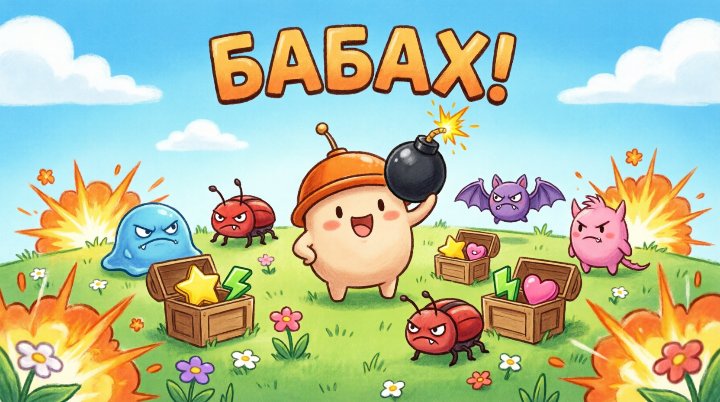 БАБАХ! — луговой бомбермен