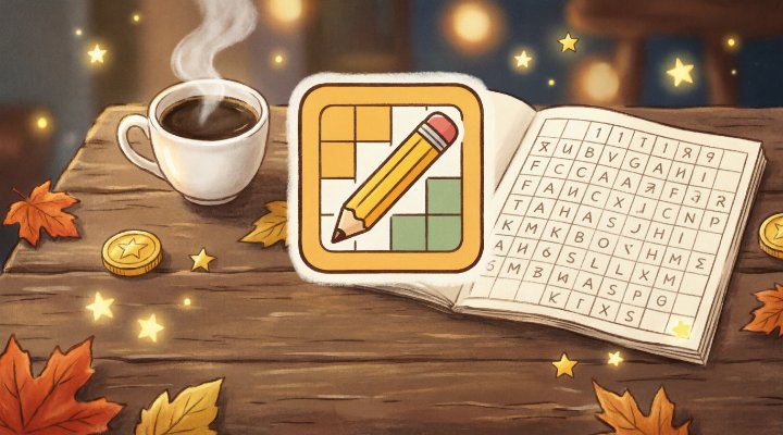 Сканворды — уютное прохождение